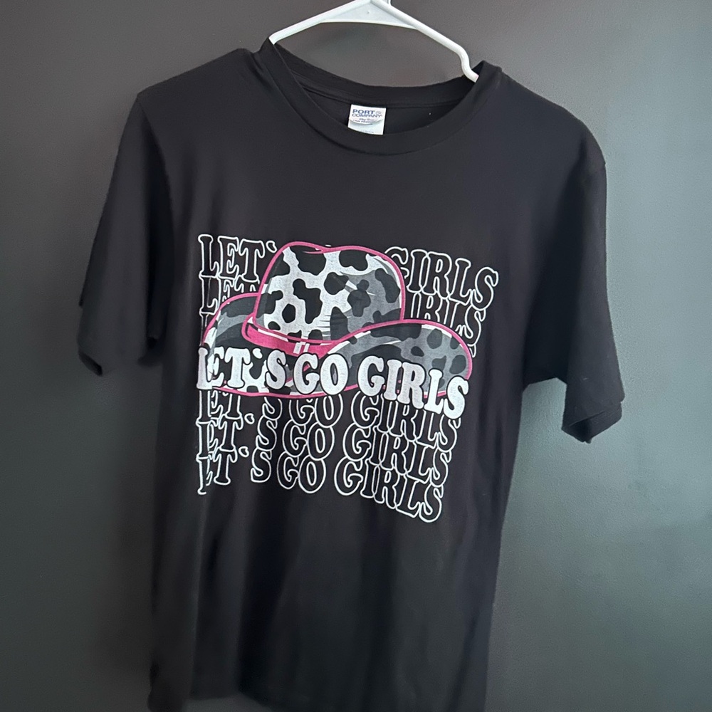 Let's Go Girls Black T-Shirt